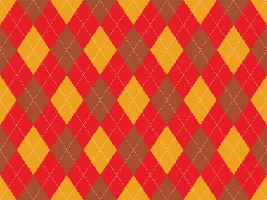 Argyle deseni kusursuz. Kumaş dokusu arka planı. Klasik argill vektör süslemesi.