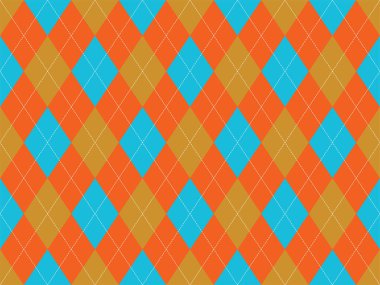 Argyle deseni kusursuz. Kumaş dokusu arka planı. Klasik argill vektör süslemesi.