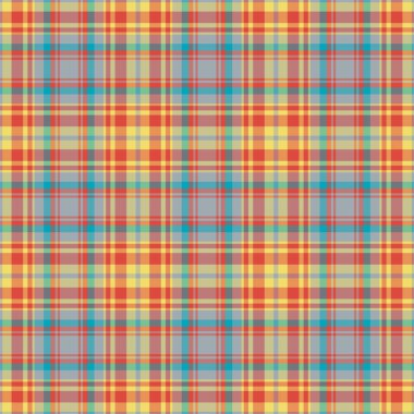 Ekose desenleri kontrol et. Tekstil süslemesinin vektör arkaplanı. Düz kumaş tasarımı. Tartan.
