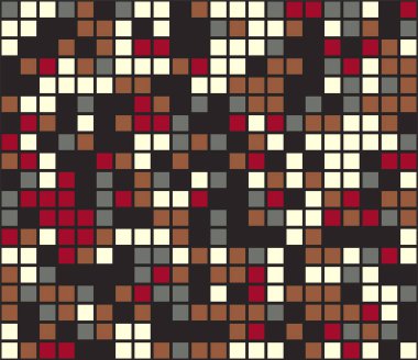 Renkli mozaik. Renkli bir geçmiş. Soyut, pürüzsüz desen. Vektör illüstrasyonu.