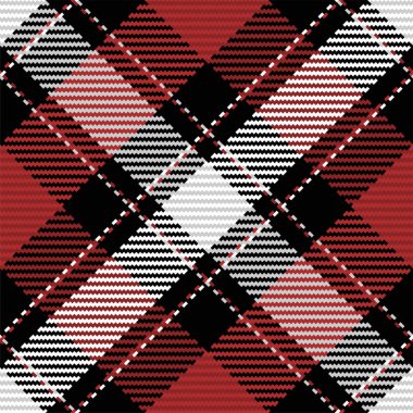 İskoç ekosesinin kusursuz deseni. Kumaş dokusunu kontrol ederek tekrarlanabilir arkaplan. Çizgili tekstil izinin düz vektör arkaplanı.