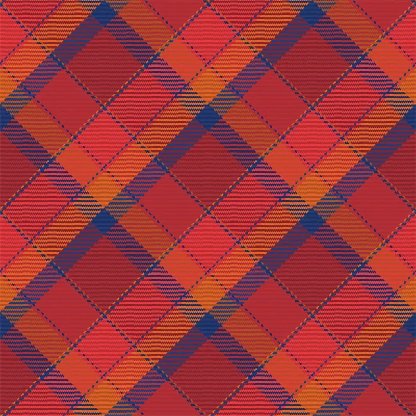 Seamless Pattern Scottish Tartan Plaid Repeatable Background Check Fabric Texture — Stock Vector