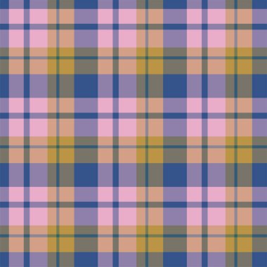 Ekose desenleri kontrol et. Tekstil süslemesinin vektör arkaplanı. Düz kumaş tasarımı. Tartan.