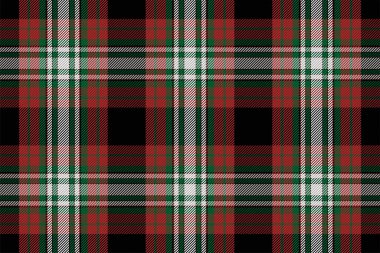 Ekose desenli. Kumaş dokusunu kontrol et. Çizgili kare arka plan. Vektör tekstil tasarımı tartan.