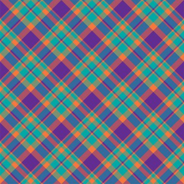 Ekose desenleri kontrol et. Tekstil süslemesinin vektör arkaplanı. Düz kumaş tasarımı. Tartan.