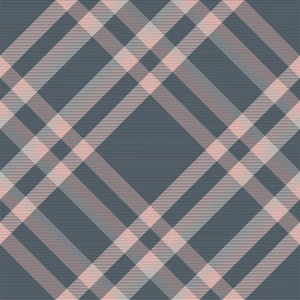 Plaid Pattern Seamless Check Fabric Texture Stripe Square Background Vector — Stock Vector