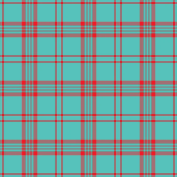 Check Plaid Seamless Pattern Vector Background Textile Ornament Flat Fabric — Stock Vector