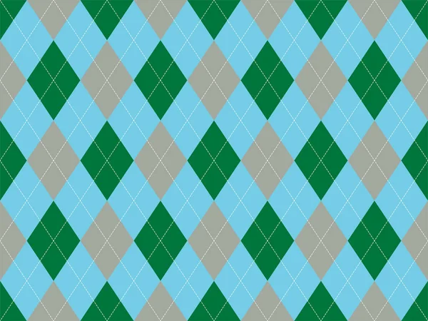 Patrón Argyle Sin Costuras Textura Tela Fondo Clásico Ornamento Vector — Archivo Imágenes Vectoriales