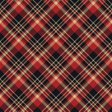 Ekose desenleri kontrol et. Tekstil süslemesinin vektör arkaplanı. Düz kumaş tasarımı. Tartan.