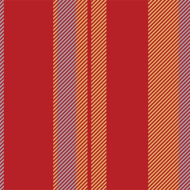 Dikey çizgiler kusursuz desen. Çizgiler vektör soyut tasarımı. Moda tekstili için uygun şerit dokusu.