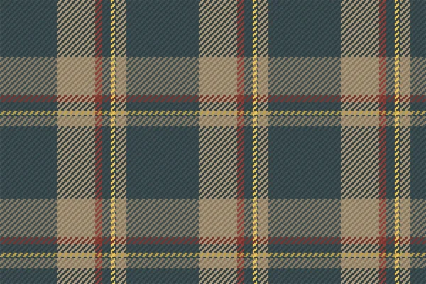 Padrão Sem Costura Xadrez Tartan Escocês Fundo Repetível Com Textura — Vetor de Stock