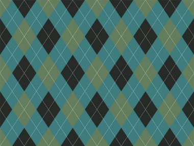 Argyle deseni kusursuz. Kumaş dokusu arka planı. Klasik argill vektör süslemesi.