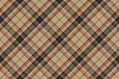 Ekose desenli. Kumaş dokusunu kontrol et. Çizgili kare arka plan. Vektör tekstil tasarımı tartan.