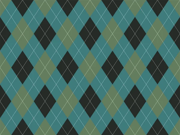 Patrón Argyle Sin Costuras Textura Tela Fondo Clásico Ornamento Vector — Archivo Imágenes Vectoriales