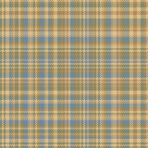 Tartan Plaid Pattern Seamless Print Fabric Texture Check Vector Background — Stock Vector