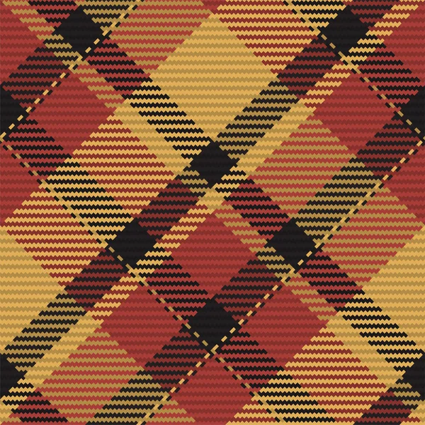 Padrão Sem Costura Xadrez Tartan Escocês Fundo Repetível Com Textura — Vetor de Stock