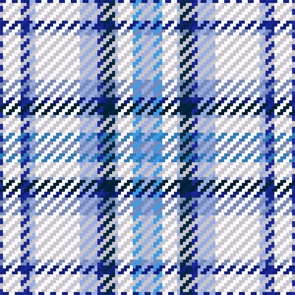 Seamless Pattern Scottish Tartan Plaid Repeatable Background Check Fabric Texture — Stock Vector