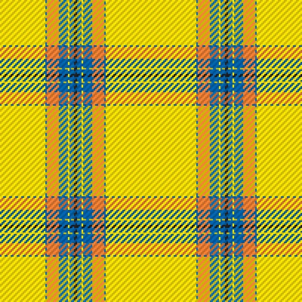 Seamless Pattern Scottish Tartan Plaid Repeatable Background Check Fabric Texture — Stock Vector