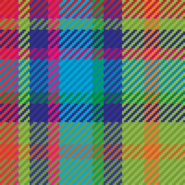 İskoç ekosesinin kusursuz deseni. Kumaş dokusunu kontrol ederek tekrarlanabilir arkaplan. Çizgili tekstil izinin düz vektör arkaplanı.