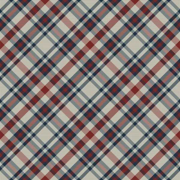 Karomuster Nahtlos Textur Prüfen Streifen Quadratischen Hintergrund Vektor Textildesign Tartan — Stockvektor