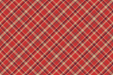 Klasik kareli tartan deseni. Kusursuz soyut doku. Geometrik renkli duvar kağıdı. Vektör kumaş tasarımı.