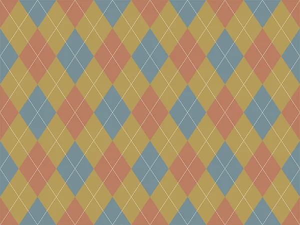 Argyle deseni kusursuz. Kumaş dokusu arka planı. Klasik argill vektör süslemesi.