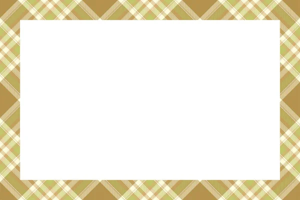 Винтажный Вектор Рамы Ретро Стиль Шотландской Границы Красота Пустой Фон — стоковый вектор