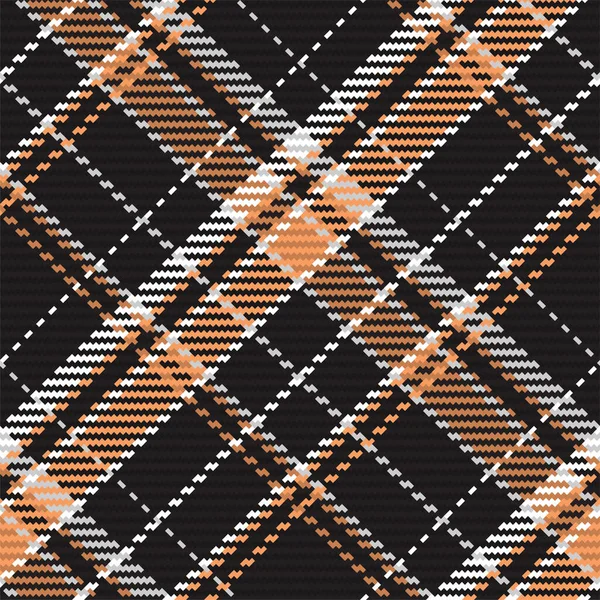 Seamless Pattern Scottish Tartan Plaid Repeatable Background Check Fabric Texture — Stock Vector