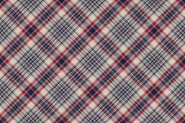 Seamless Pattern Scottish Tartan Plaid Repeatable Background Check Fabric Texture — Stock Vector