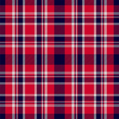 Ekose desenli. Kumaş dokusunu kontrol et. Çizgili kare arka plan. Vektör tekstil tasarımı tartan.