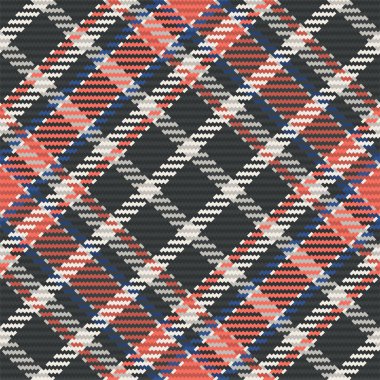 İskoç ekosesinin kusursuz deseni. Kumaş dokusunu kontrol ederek tekrarlanabilir arkaplan. Çizgili tekstil izinin düz vektör arkaplanı.