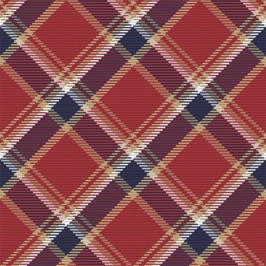 İskoç ekosesinin kusursuz deseni. Kumaş dokusunu kontrol ederek tekrarlanabilir arkaplan. Çizgili tekstil izinin düz vektör arkaplanı.