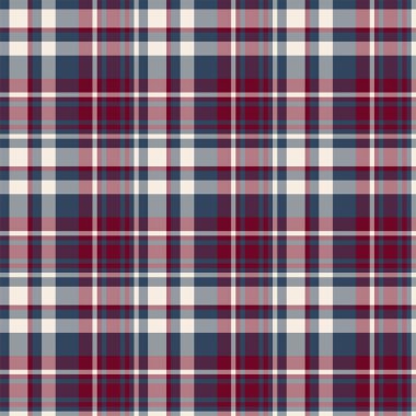 Ekose desenleri kontrol et. Tekstil süslemesinin vektör arkaplanı. Düz kumaş tasarımı. Tartan.
