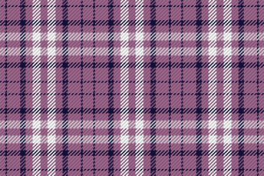 İskoç ekosesinin kusursuz deseni. Kumaş dokusunu kontrol ederek tekrarlanabilir arkaplan. Çizgili tekstil izinin düz vektör arkaplanı.