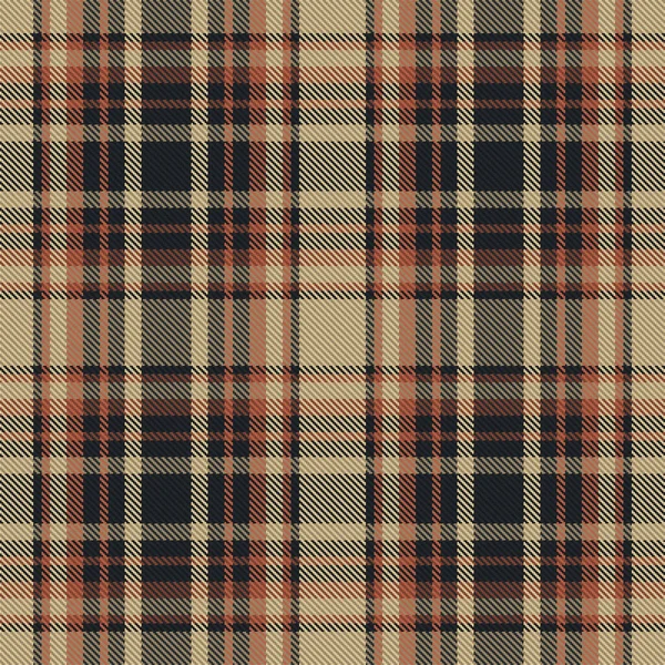 Karomuster Nahtlos Textur Prüfen Streifen Quadratischen Hintergrund Vektor Textildesign Tartan — Stockvektor