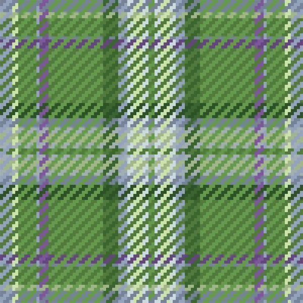 Seamless Pattern Scottish Tartan Plaid Repeatable Background Check Fabric Texture — Stock Vector