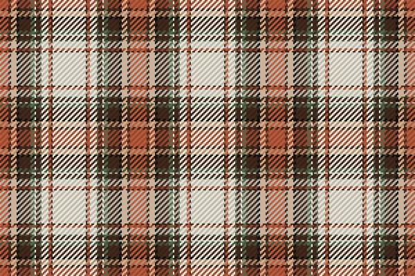 Seamless Pattern Scottish Tartan Plaid Repeatable Background Check Fabric Texture — Stock Vector