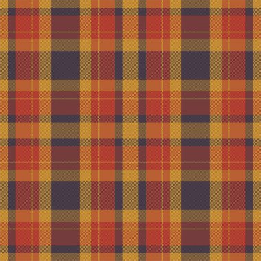 Ekose desenli. Kumaş dokusunu kontrol et. Çizgili kare arka plan. Vektör tekstil tasarımı tartan.