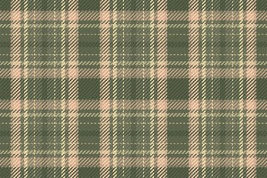 İskoç ekosesinin kusursuz deseni. Kumaş dokusunu kontrol ederek tekrarlanabilir arkaplan. Çizgili tekstil izinin düz vektör arkaplanı.
