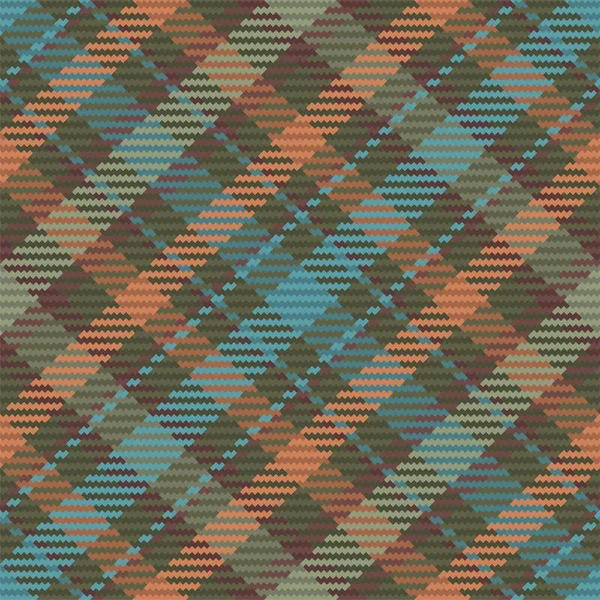 Seamless Pattern Scottish Tartan Plaid Repeatable Background Check Fabric Texture — Stock Vector