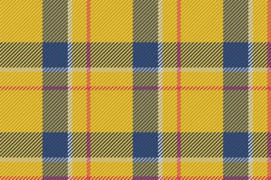 İskoç ekosesinin kusursuz deseni. Kumaş dokusunu kontrol ederek tekrarlanabilir arkaplan. Çizgili tekstil izinin düz vektör arkaplanı.