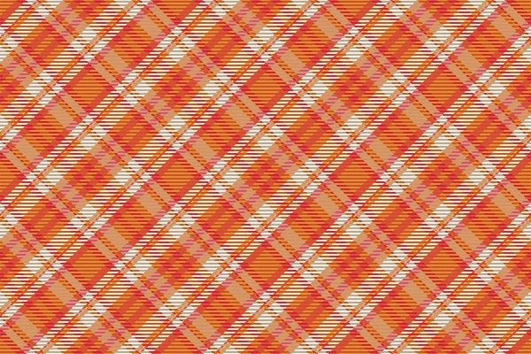 Plaid Patroon Naadloos Controleer Stof Textuur Streep Vierkante Achtergrond Vector — Stockvector