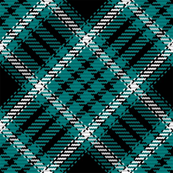 Seamless Pattern Scottish Tartan Plaid Repeatable Background Check Fabric Texture — Stock Vector