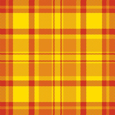 Piksel arkaplan vektör tasarımı. Modern, pürüzsüz desenli ekose. Kare kumaş. Tartan İskoç tekstili. Güzellik rengi süsleri..