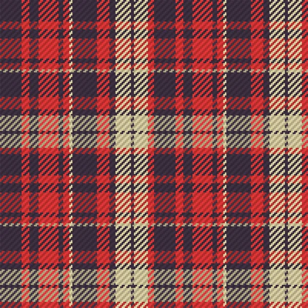 Padrão Sem Costura Xadrez Tartan Escocês Fundo Repetível Com Textura —  Vetores de Stock