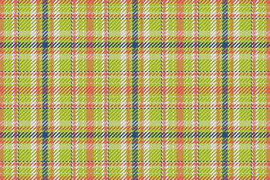 İskoç ekosesinin kusursuz deseni. Kumaş dokusunu kontrol ederek tekrarlanabilir arkaplan. Çizgili tekstil izinin düz vektör arkaplanı.