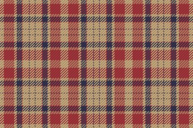 İskoç ekosesinin kusursuz deseni. Kumaş dokusunu kontrol ederek tekrarlanabilir arkaplan. Çizgili tekstil izinin düz vektör arkaplanı.