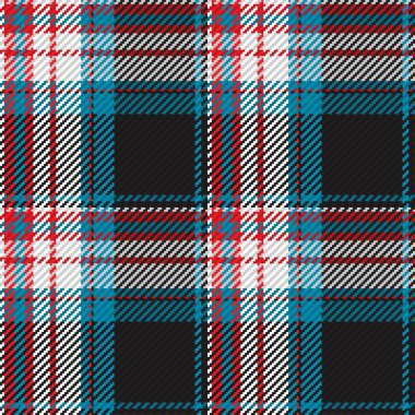 İskoç ekosesinin kusursuz deseni. Kumaş dokusunu kontrol ederek tekrarlanabilir arkaplan. Çizgili tekstil izinin düz vektör arkaplanı.