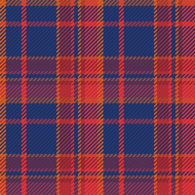 İskoç ekosesinin kusursuz deseni. Kumaş dokusunu kontrol ederek tekrarlanabilir arkaplan. Çizgili tekstil izinin düz vektör arkaplanı.