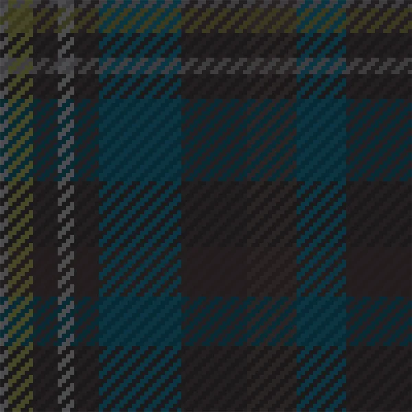 Seamless Pattern Scottish Tartan Plaid Repeatable Background Check Fabric Texture — Stock Vector